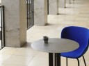 Normann Copenhagen Scala Café Table H75 Ø60 cm Oak Bistrobord Laget av stål 60 cm Steel