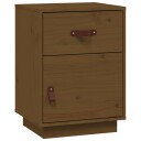 vidaXL Nattbord honningbrun 40x34x55 cm heltre furu