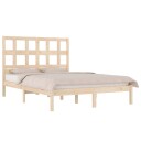 vidaXL Sengeramme heltre furu 120x200 cm
