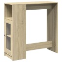 Barbord med stativer sonoma eik 101x40x103,5 cm konstruert tre 8721158386540
