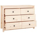 vidaXL Sideskap 100x40x72 cm heltre furu