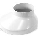 Plastmo kumkrage Ø90x150mm, hvit white