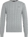 Morris Nathan Cable Oneck   GREY   XL