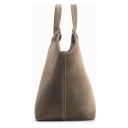 Jim Rickey Dame Vesker Brun ONE SIZE,