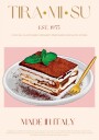Classic Italian Tiramisu Plakat / 100x150