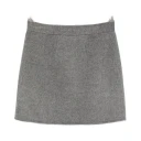 Semicouture Dame Skjørt Grå M,