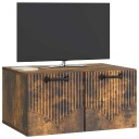  Vegghengt TV skap Røkt Eik 59,5 x 41 x 30 cm Konstruert tre