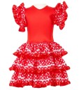 Souza Kostymer Kjole Marisol Rød/Hvit Souza 8-10 år (128-140) Kostymer 100474-Red
