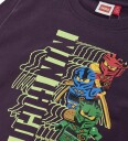 LEGO® Ninjago Collegegenser - LWSian 714 - Lilla m. Trykk - LEGO® Wear - 4 år (104) - Collegegenser