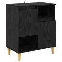  Serviesskap Svart eik 35 x 60 x 70 cm Konstruert tre