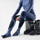 Smartwool Ski Targeted Cushion Extra Stretch OTC Socks Dame P Nightfall Blue S 34 37