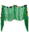 Grønt Hawaii Bordskjørt med Fargerike Blomster 274x74 cm Hawaii 96109