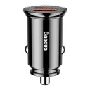 Baseus 30W Dual USB Billader med QC3.0 - Svart