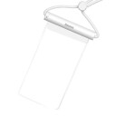 Baseus AquaGlide Vanntett Mobildeksel med Sylindrisk Lås - Hvit