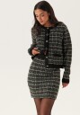 Vila Audrey Check Knit Skirt