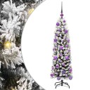  Kunstig juletre med 150 LED grønn 120 cm PVC og stål og plast
