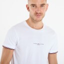 Tommy Hilfiger Tommy Logo Tipped Tee - White - XL