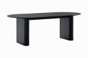 Noira Ovalt Spisebord 220 cm - Svart