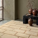 Ryetepper   Leknes Hand Woven Wool Shaggy krem Størrelse: 160 x 230 cm