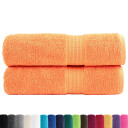 vidaXL Premium badehåndklær SOLUND 2 stk 100x150 cm 600 g/m2