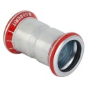 Geberit 1551002 Muffe pressmuffe, galvanisert 12 x 12mm