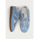 Alohas Tb.490 Rife Taupe Leather Sneakers Blue 38
