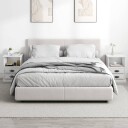 vidaXL Nattbord 2 stk hvit 43x36x60 cm