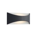 Lindby Mathea utendørs LED-vegglampe, lengde 30 cm
