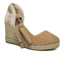 Espadrilles Dame Sko Beige 37 EU,