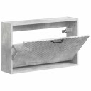 vidaXL Vegghengt skoskap HOORN 71 x 17 x 43 cm Konstruert tre