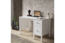 Elspet Skrivebord 60x120 cm   Brun/Hvit