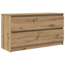  TV benk artisan eik 100x35x54 cm konstruert tre