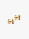ENAMEL Copenhagen Nara Studs Gull ONE SIZE