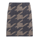 Riki Skirt Chocolate Chip XS Houndstooth knit skirt