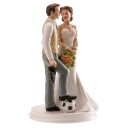 Dekora Bryllupsfigur Brudepar Fotball