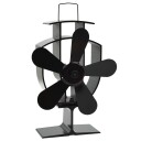  Varmedrevet ovnsvifte 5 blader svart 51238