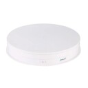 Puluz Elektrisk Fotodreieskive PU3049W 30 cm Hvit