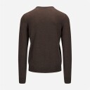 V-Neck Merino Dark Brown