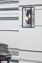 Markslöjd   Vegglampe Fulham Svart/klart glass   Svart