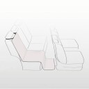Trixie Bilsetetrekk til hund Beige 140 x 120 cm