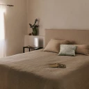 Ferm Living Living Fino Sengeteppe Tea Green/Sand