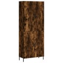  Highboard røkt eik 69,5x34x180 cm konstruert tre
