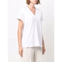 Brunello Cucinelli Dame Topper Hvit L,