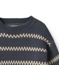 Wheat Jacquard Pullover Harlow   Navy   104