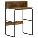vidaXL Skrivebord med lagring Røkt Eik 60 x 50 x 91 cm