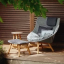 Dedon Mbrace wingchair teak AY5 teak 0205 pepper 0115