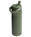Stanley IceFlow Flip Straw Bottle Grønn 0,7 L
