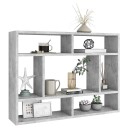 vidaXL Vegghylle betonggr? 75x16x55 cm sponplate