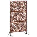 vidaXL Personvernsvegg 100 x 50 x 180 cm Cortenstål Rusten