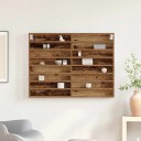 Vitrine Cabinet Gamle Tre 100x8,5x75 cm Ingeniørtre
